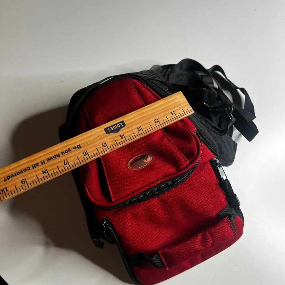 Lowepro EX 240 Camera Bag Red Black Digital SLR Holster Case Shoulder Strap